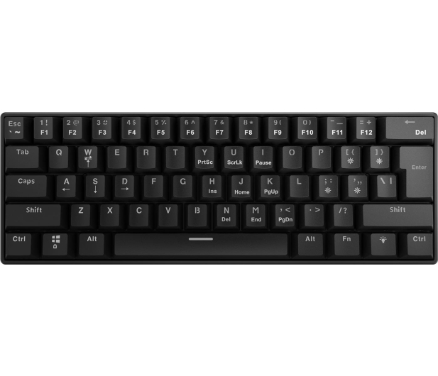 XPG Summoner Mini (Outemu Red) - Czarna - 1122533 - zdjęcie 3